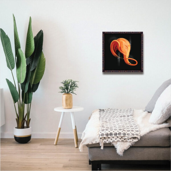 Lord Ganesha Abstract Art | Lord Ganesha Abstract Art Canvas Frame