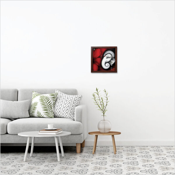 Lord Ganesha Canvas Frame (CF-02) - Image 2