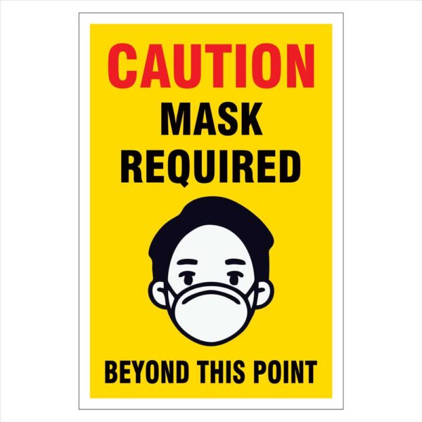 Coronavirus Poster (Covid-19 Safety Sign) - 100% Waterproof (VS-05)