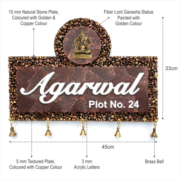 Handicraft Name Plate for Home, Flat and Office (HNP-02) - Image 2