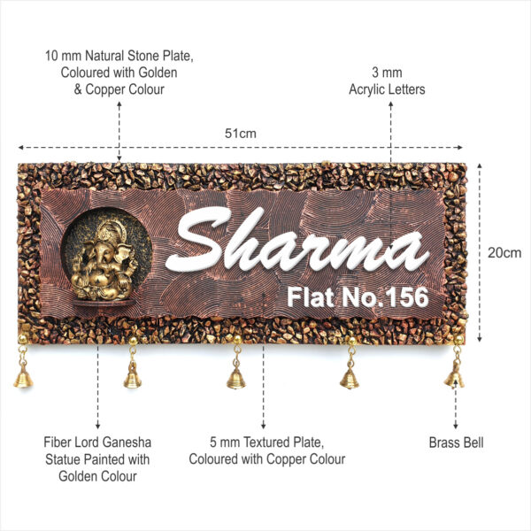 Handicraft Name Plate for Home, Flat and Office (HNP-03) - Image 2