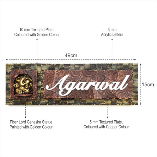 Handicraft Name Plate for Home, Flat and Office (HNP-06) - Image 2