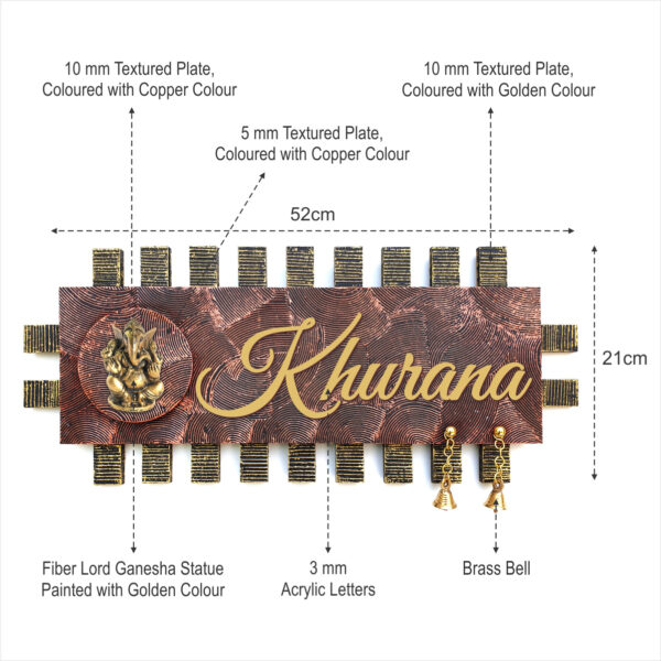Handicraft Name Plate for Home, Flat and Office (HNP-07) - Image 2