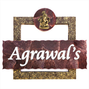 Handicraft Name Plate for Home, Flat and Office (HNP-08)
