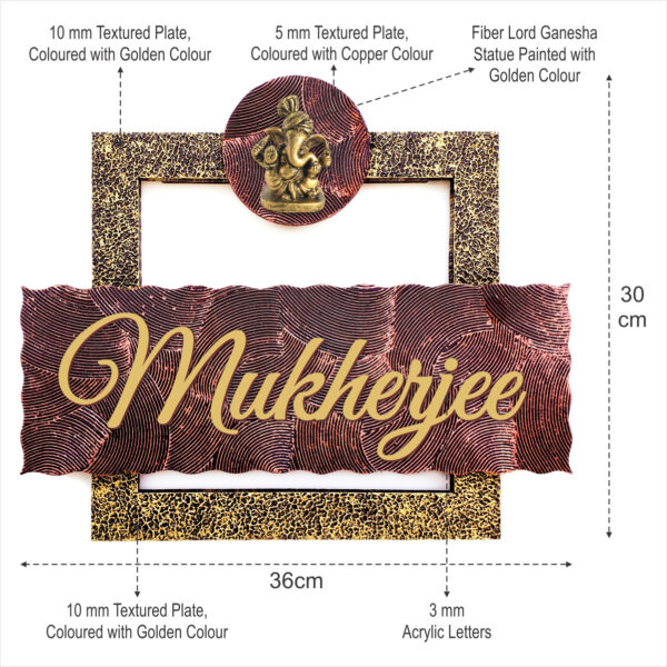 Handicraft Name Plate for Home, Flat and Office (HNP-08) - Image 2