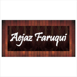 Name Plate for Home, Flat and Office - 100% Waterproof (NP-06)