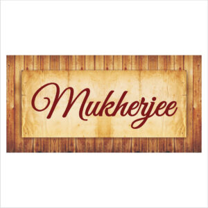 Name Plate for Home, Flat and Office - 100% Waterproof (NP-09)