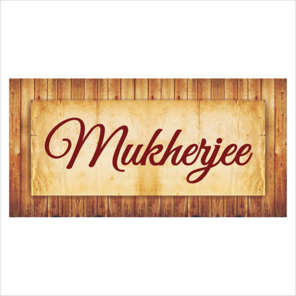 Name Plate for Home, Flat and Office - 100% Waterproof (NP-09)