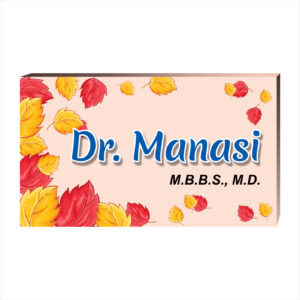 Digitally Printed Name Plate for Home, Flat and Office (PNP-04)