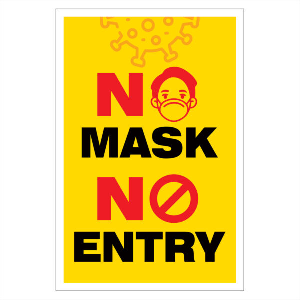 Coronavirus Poster (Covid-19 Safety Sign) - 100% Waterproof (VS-16)