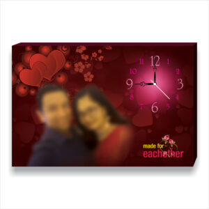 Personalized Photo Wall Clock - 18"x12" (WC-02)