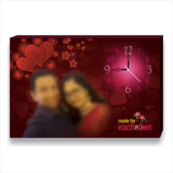 Personalized Photo Wall Clock - 18"x12" (WC-02)