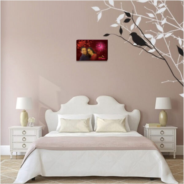 Personalized Photo Wall Clock - 18"x12" (WC-02) - Image 2