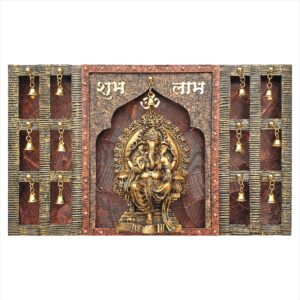 Wall Hanging Mandir with Lord Ganesha (WH-16)